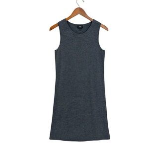 TALBOTS Merino Wool Dress Sleeveless Above Knee Gray
s